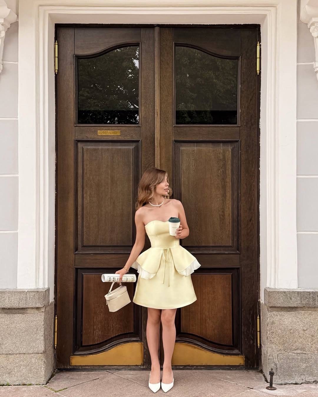 платье стильное,платье,атласное мини платье,платья мини,желтое платье