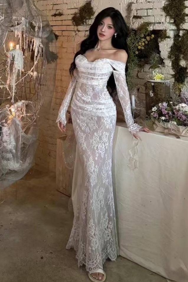 кружевное платье,элегантное кружевное платье,кружевное вечернее платье,белое кружевное платье,вечернее длинное платье