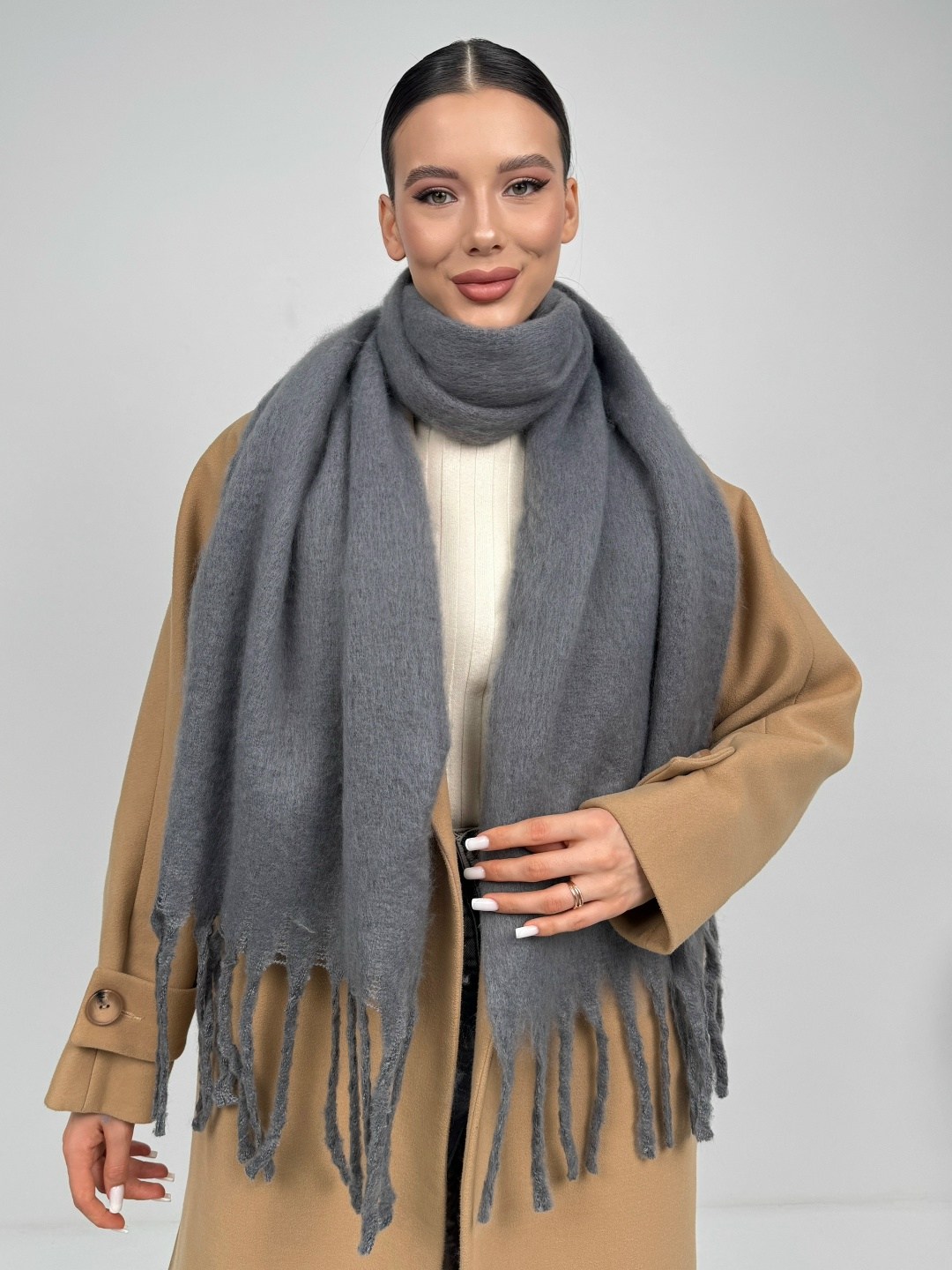 шарф теплый зимний,шарф женские,шарф,шарф белый,теплые шарфы