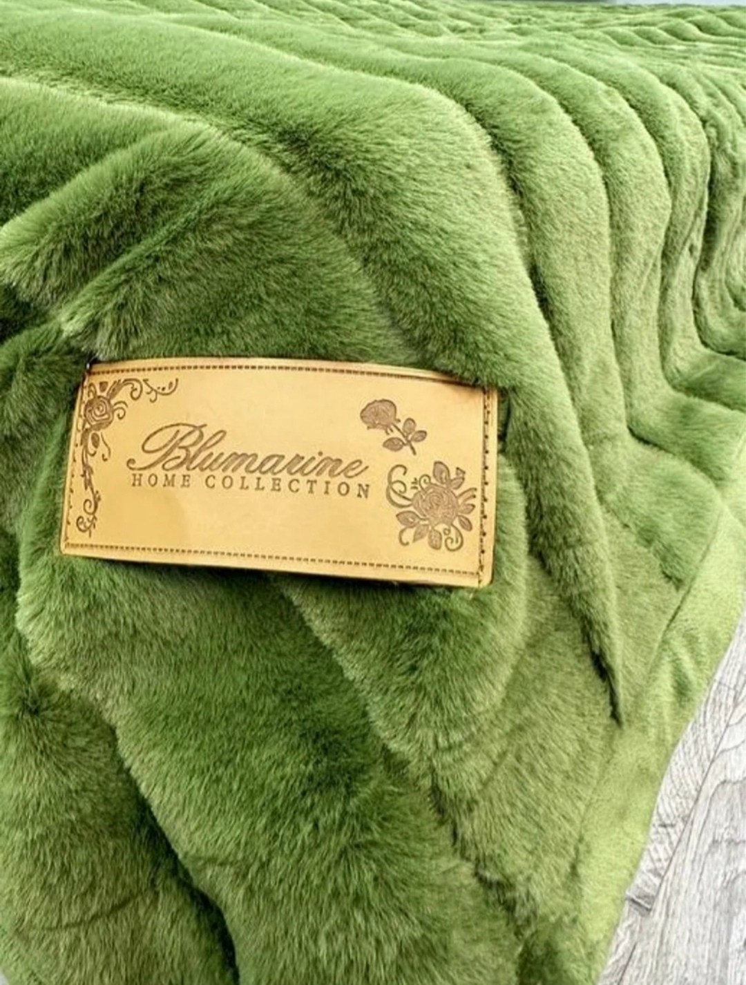 меховой плед,двухсторонний меховой плед,зеленый плед,покрывало меховое,плед меховой шиншилла 200x220см