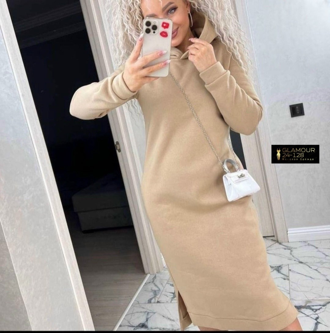 платье с капюшоном теплое,платье с капюшоном,платье на флисе,платье-худи,платье теплое