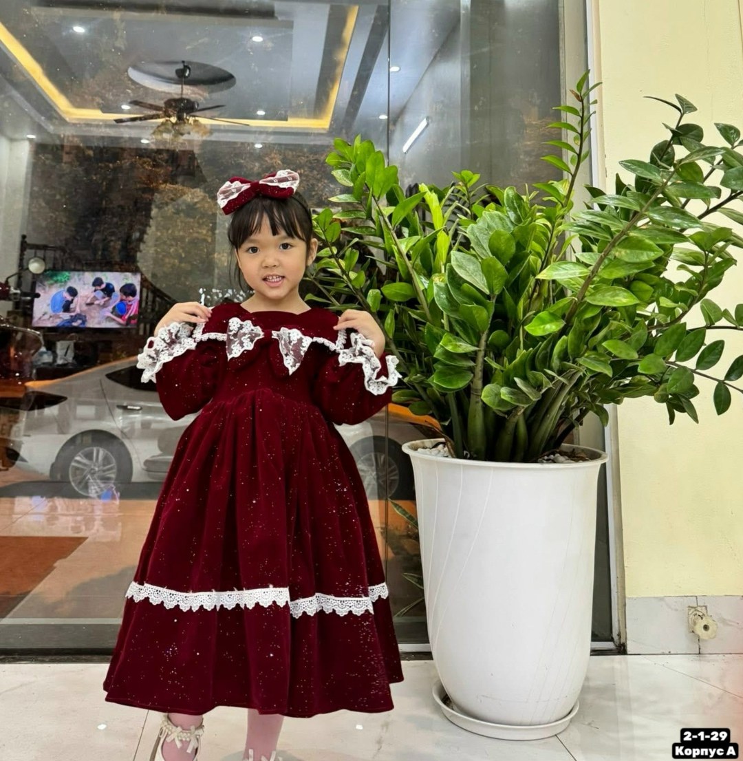 бархатное платье для девочки,детские платья для девочек,красное бархатное платье для девочки,теплое платье для девочки,вельветовое платье для девочки