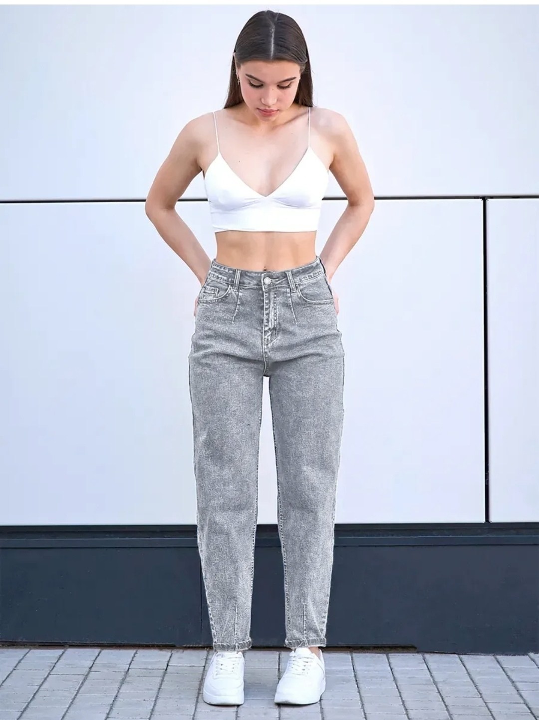 джинсы женские,джинсы женские серые,джинсы мом женские,джинсы женские серые с высокой посадкой,джинсы мом