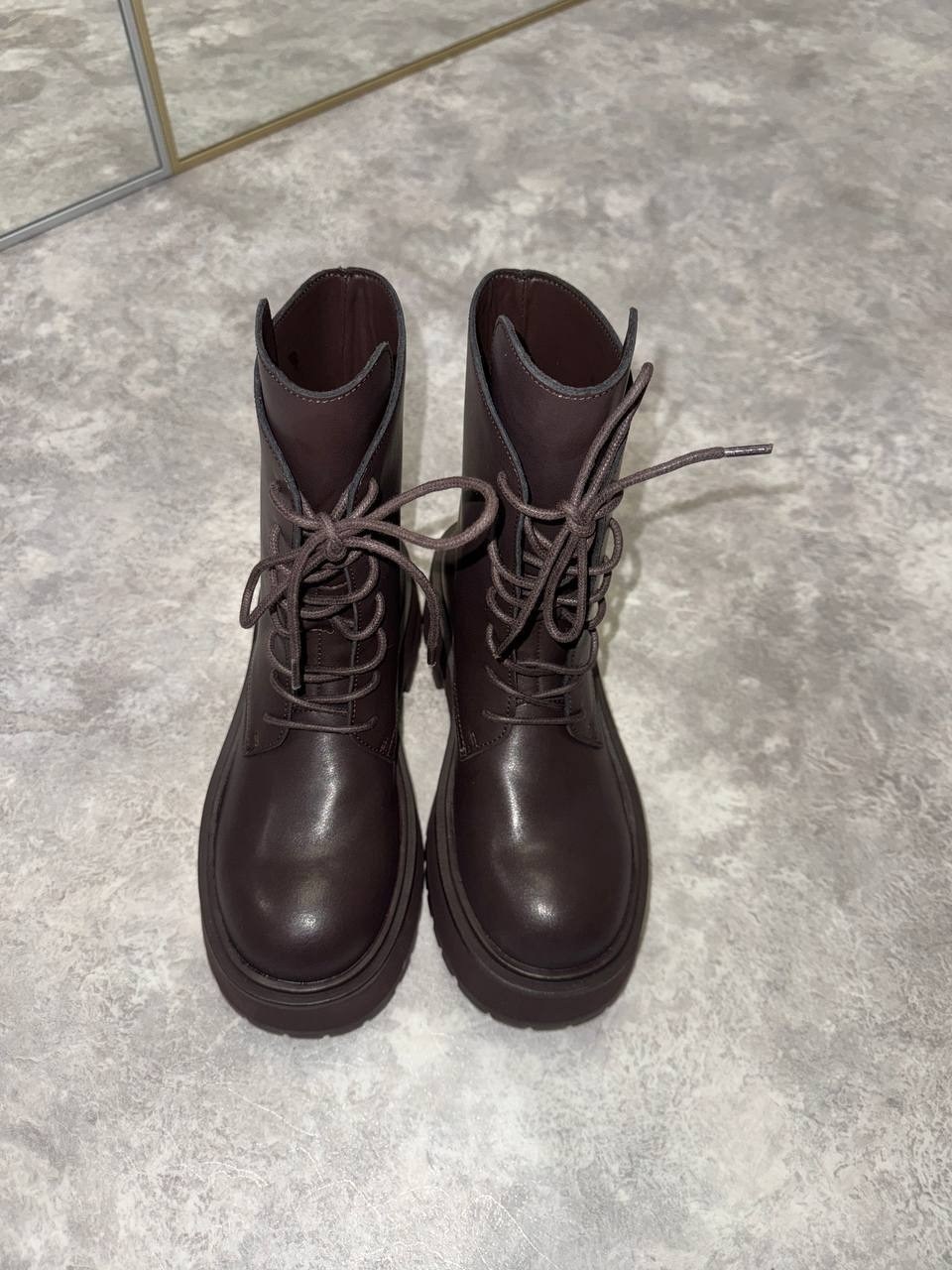 ,ботинки,коричневые женские ботинки fox shoes,ботинки женские,ботинки на платформе