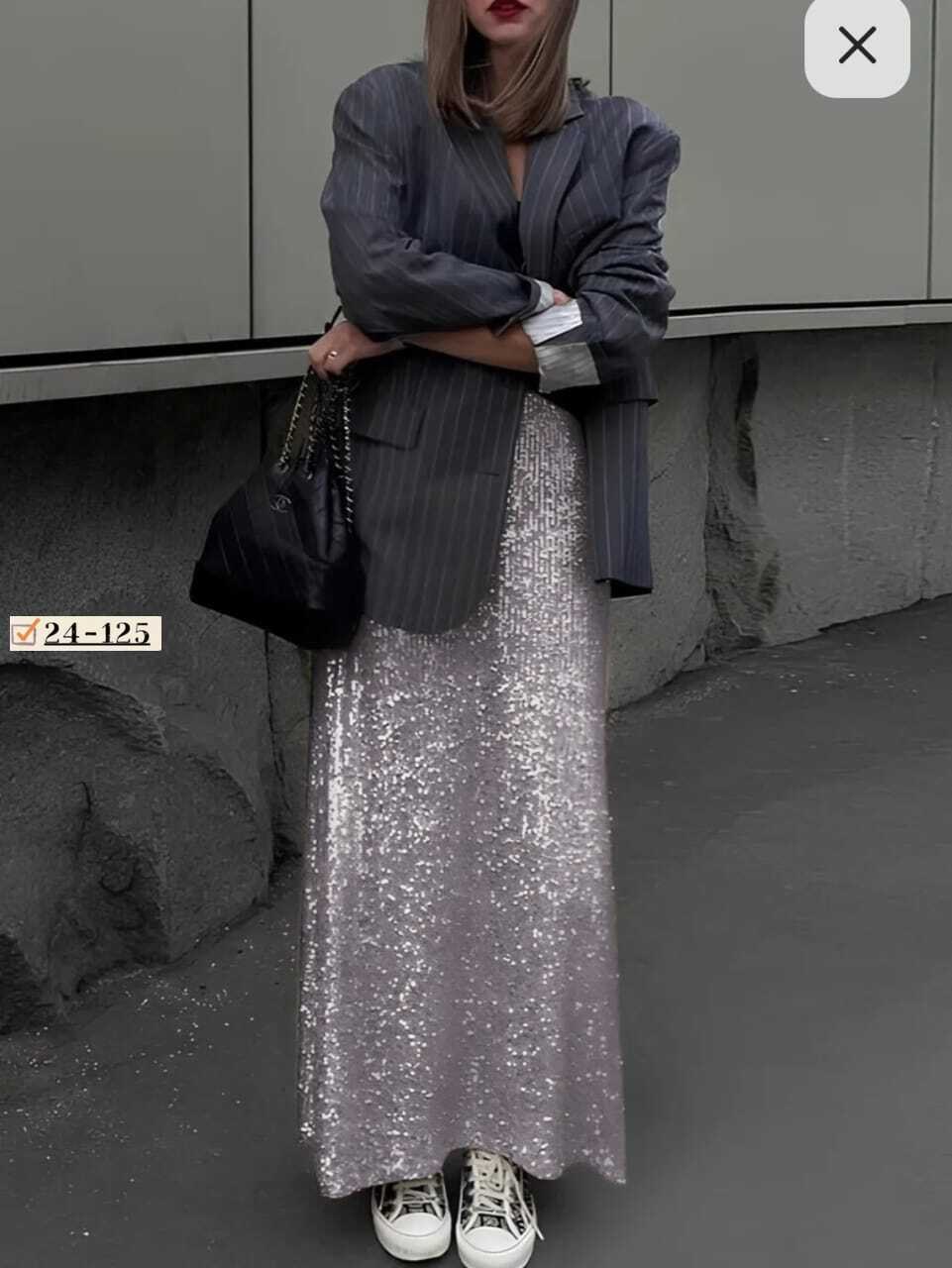 юбка макси с пайетками,юбка женская серая,юбка с пайетками,костюм с юбкой,юбка женская