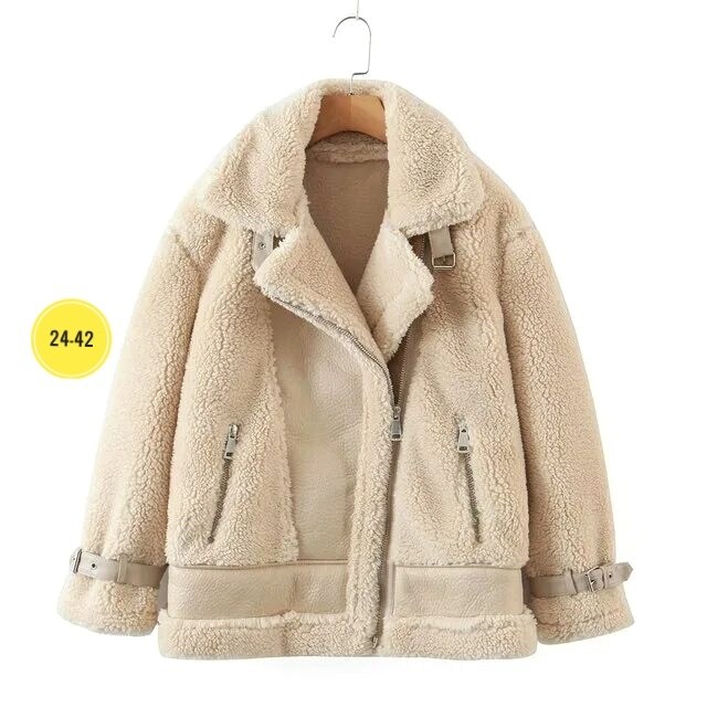 плюшевое пальто из овечьего меха,меховая куртка,женское пальто из овечьей шерсти,теплая куртка,плюшевое пальто