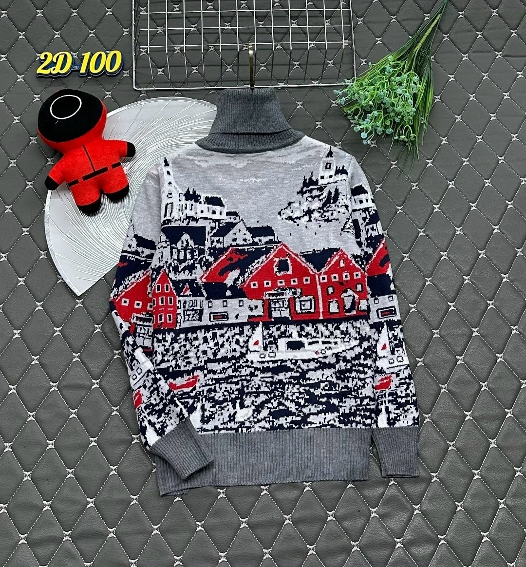 детский рождественский свитер для мальчиков pulltonic,свитер для мальчиков,свитер новогодний,свитер детский с оленями, новогодний anymalls темно-синий,джемпер детский