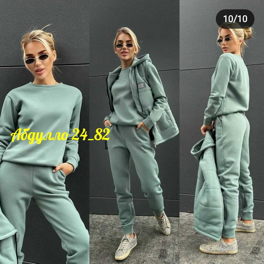 костюм спортивный женский на флисе,cпортивный костюм женский теплый,костюм женский на флисе,костюм женский тройка,костюм женский