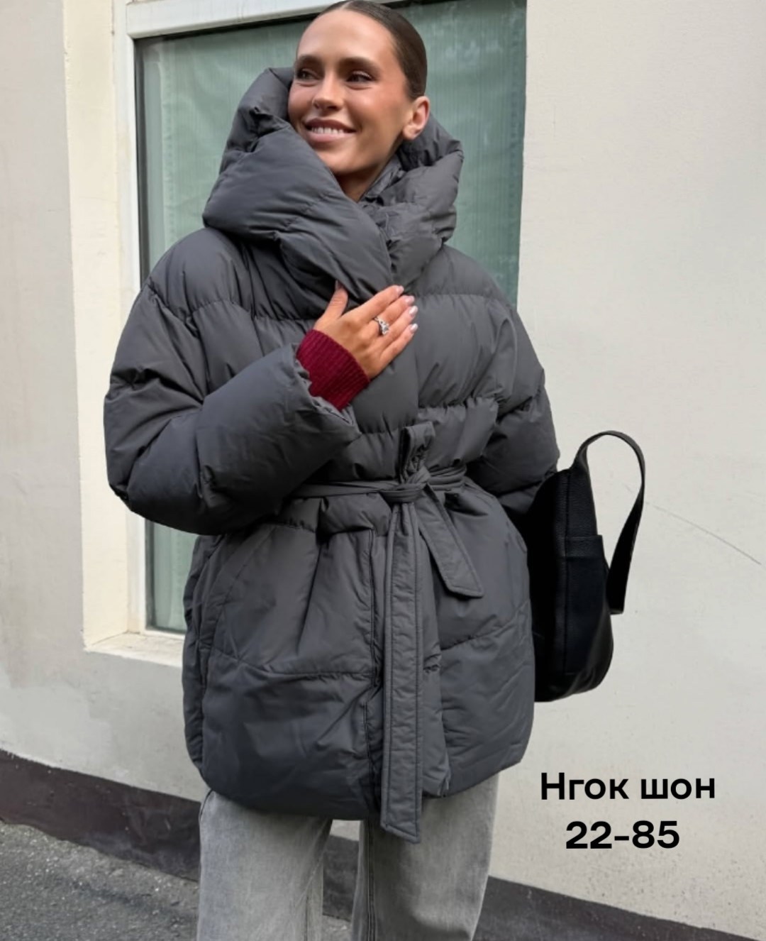 объемный пуховик,зимняя стёганная куртка с капюшоном графитового цвета,пуховик,оверсайз пуховик,пуховик оверсайз куртка зимняя y2k