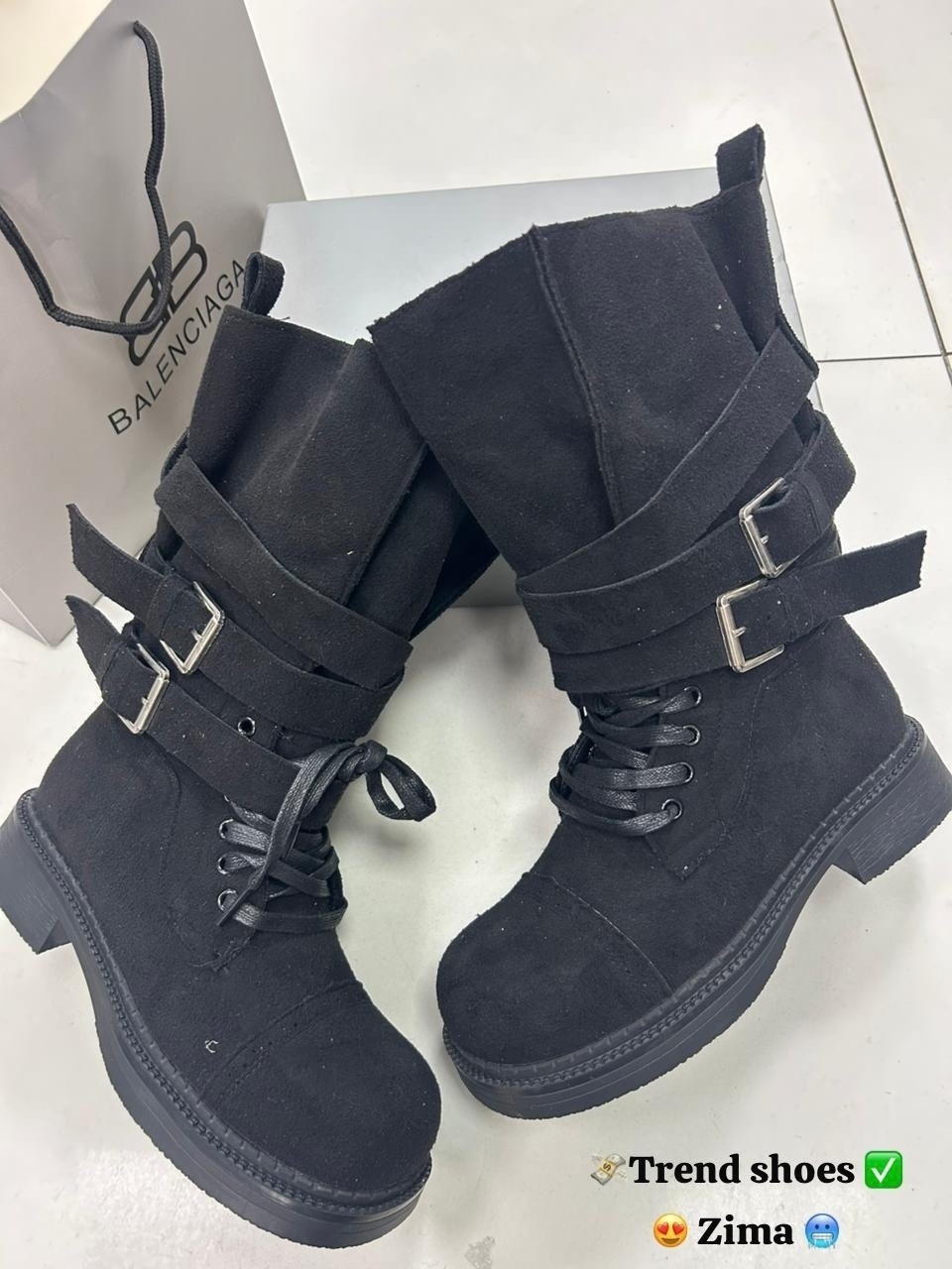 женские ботинки,, женская,ботинки осенние с натуральным мехом balenciaga,зимние женские ботинки