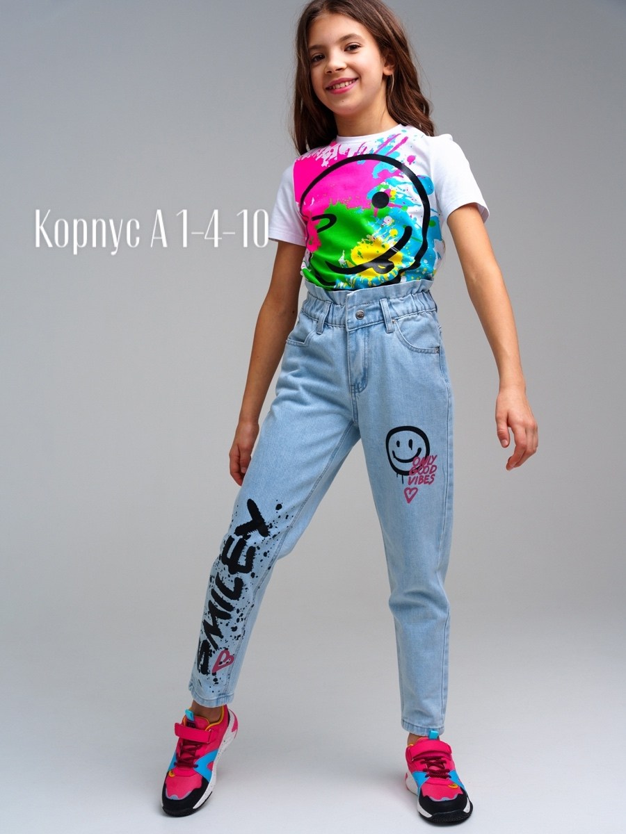 джинсы для девочки playtoday,брюки джинсовые для девочек,джинсы для девочек,playtoday брюки текстильные джинсовые для девочек,детские джинсы для девочек