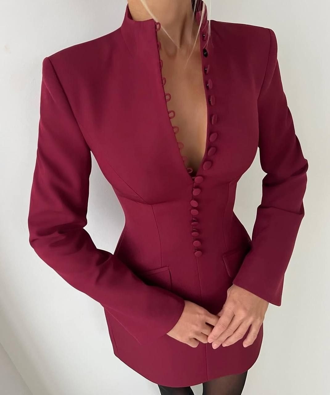 брючный костюм,костюм женский,платье пиджак с юбкой top wear цвет серый графит,приталенный жакет,платье-пиджак