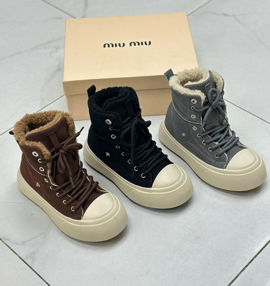 кроссовки с мехом miu miu,кроссовки с мехом miu miu miu цвет черный,,зимняя женская ,кеды miu miu