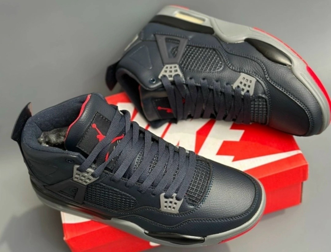 nike air jordan 4,nike air jordan 4 retro,air jordan 4,кроссовки air jordan 4 winterized loyal blue.,air jordan 4 winterized