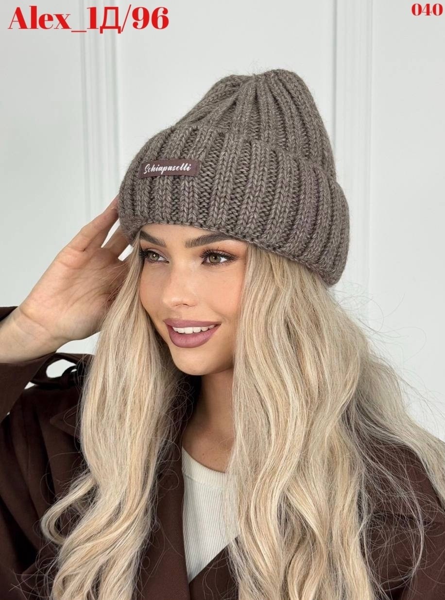 шапка женская на флисе,шапка женская с отворотом,шапка с отворотом теплая,женская шапка,шапка вязаная