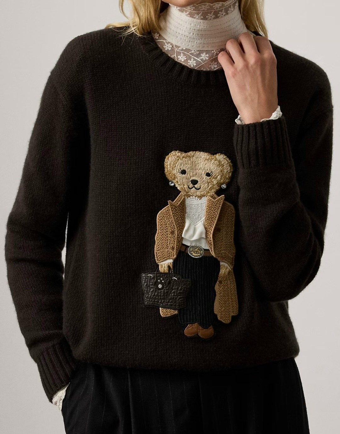 ральф лорен свитер с мишкой женский,ralph lauren sweater,джемпер ральф лорен женский с медведем,джемпер с медведем женский ralph lauren,свитер ralph lauren