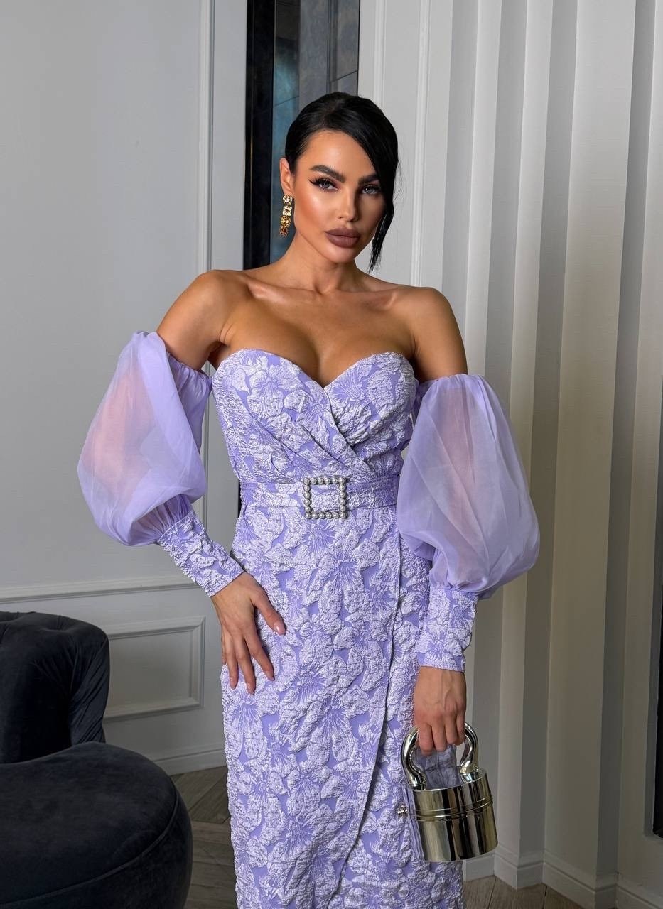элегантное платье,вечернее платье,сиреневое платье,платье модное,платье