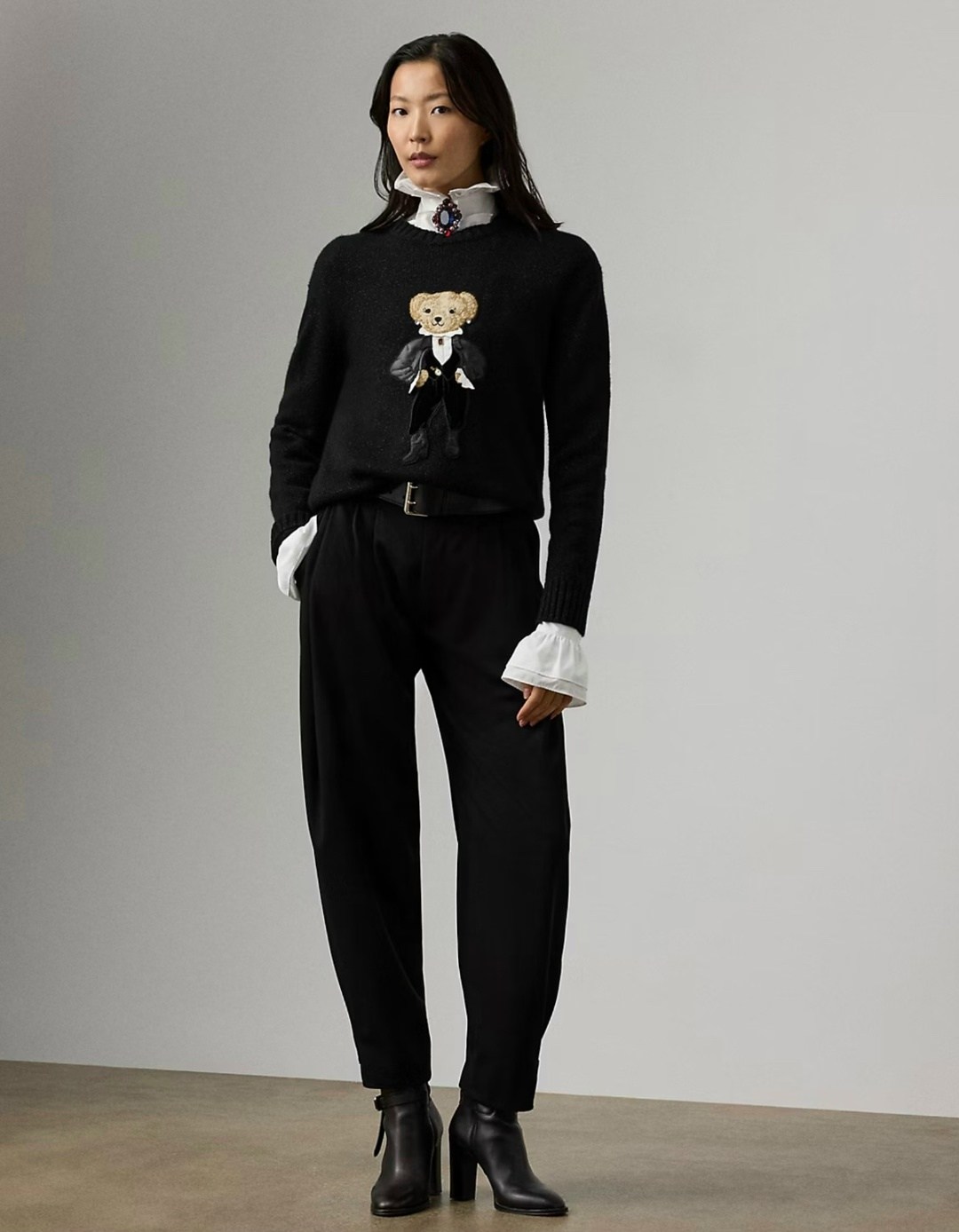 свитер polo ralph lauren,джемпер ральф лорен женский с медведем,polo ralph lauren bear свитер женский,хлопковый свитер polo ralph lauren,свитер polo bear из хлопка с интарсией ralph lauren