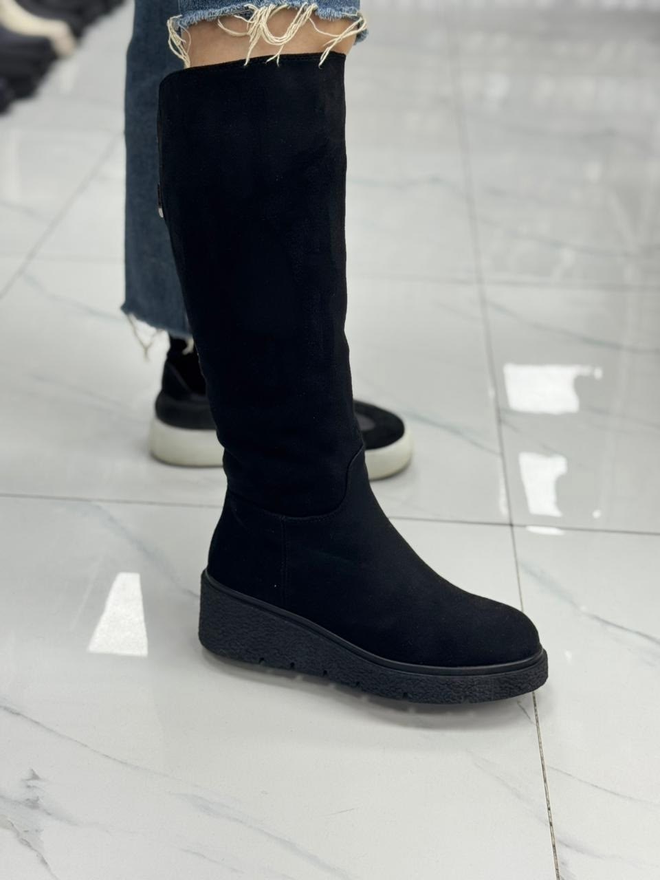 сапоги зимние женские эра,зимние сапоги женские,сапоги,сапоги женские,blossom e1-17 сапоги женские чер иск кожа