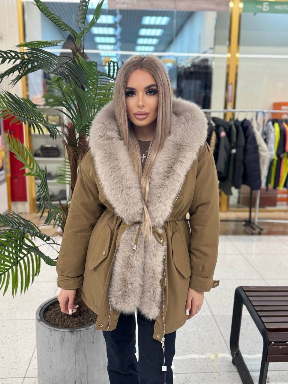 парка с натуральным мехом,парка с мехом,парка зимняя с натуральным мехом nanu furs 331158595,парка с мехом песца,парку с мехом