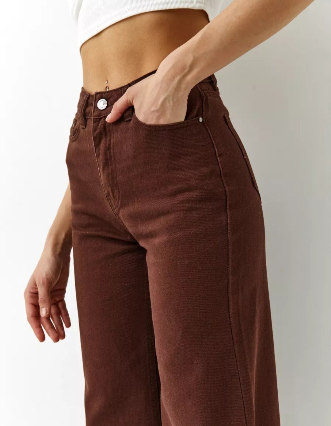 коричневые джинсы,коричневые джинсы женские,джинсы широкие коричневые,джинсы широкие,коричневые джинсы клеш