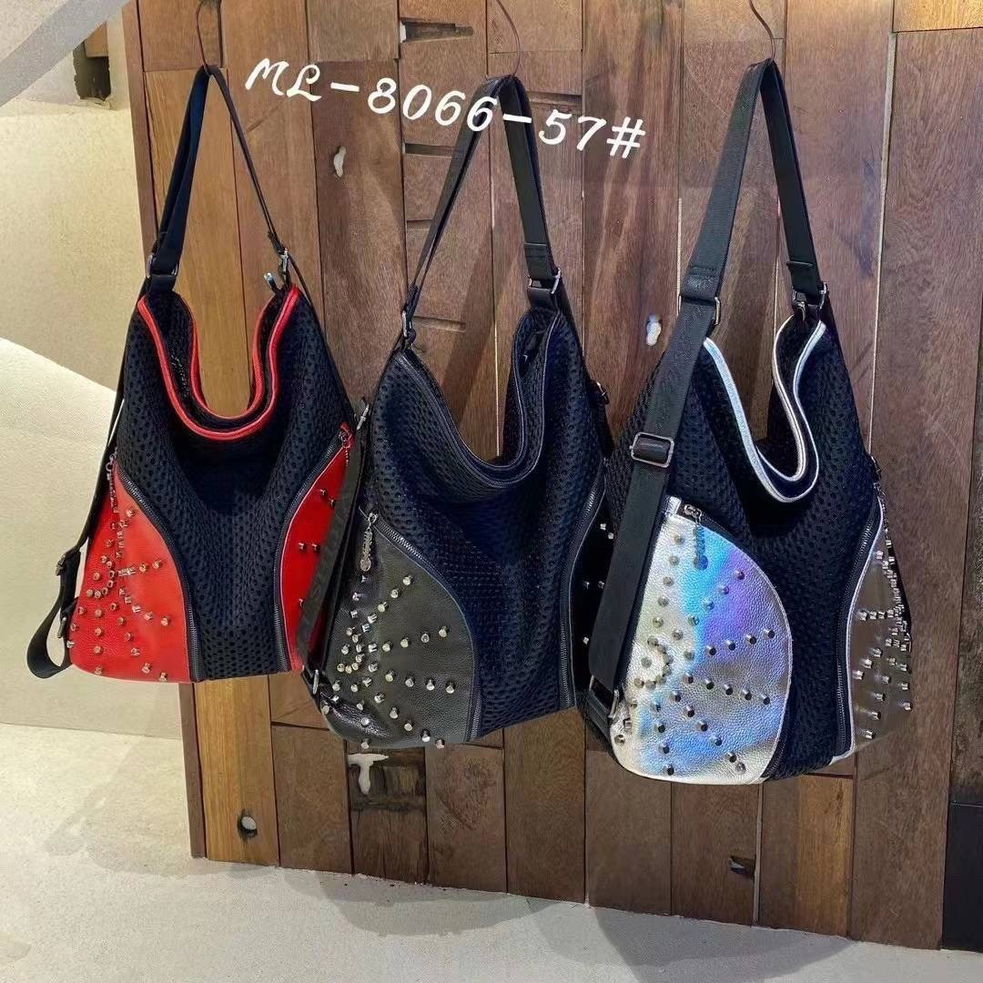 сумка,корзина сумка,сумка мешок из перфорированной кожи,сумка женская,сумка с клепками