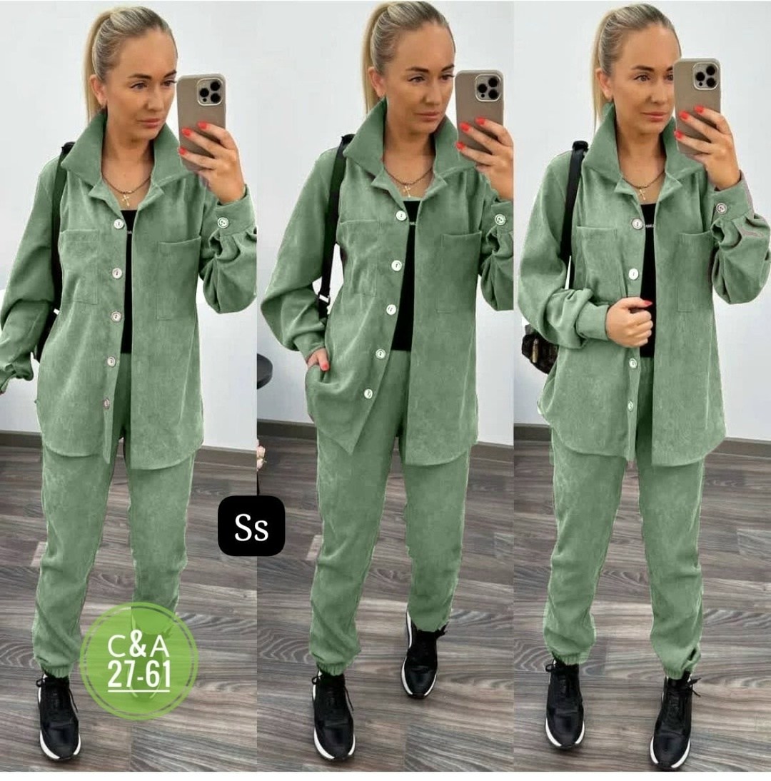 женский брючный костюм двойка,костюм двойка вельвет,вельветовый костюм женский,женский костюм двойка ткань вельвет,зеленый вельветовый костюм женский