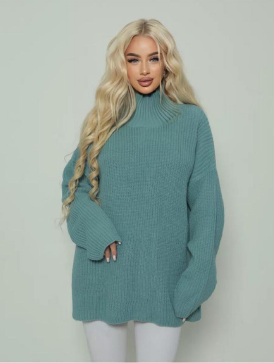 женский свитер оверсайз с высоким горлом happyfox,свитер оверсайз oversize вязаный с горлом удлиненный zhukova care 46802187,свитер оверсайз oversize вязаный с горлом удлиненный zhukova care,теплый бе