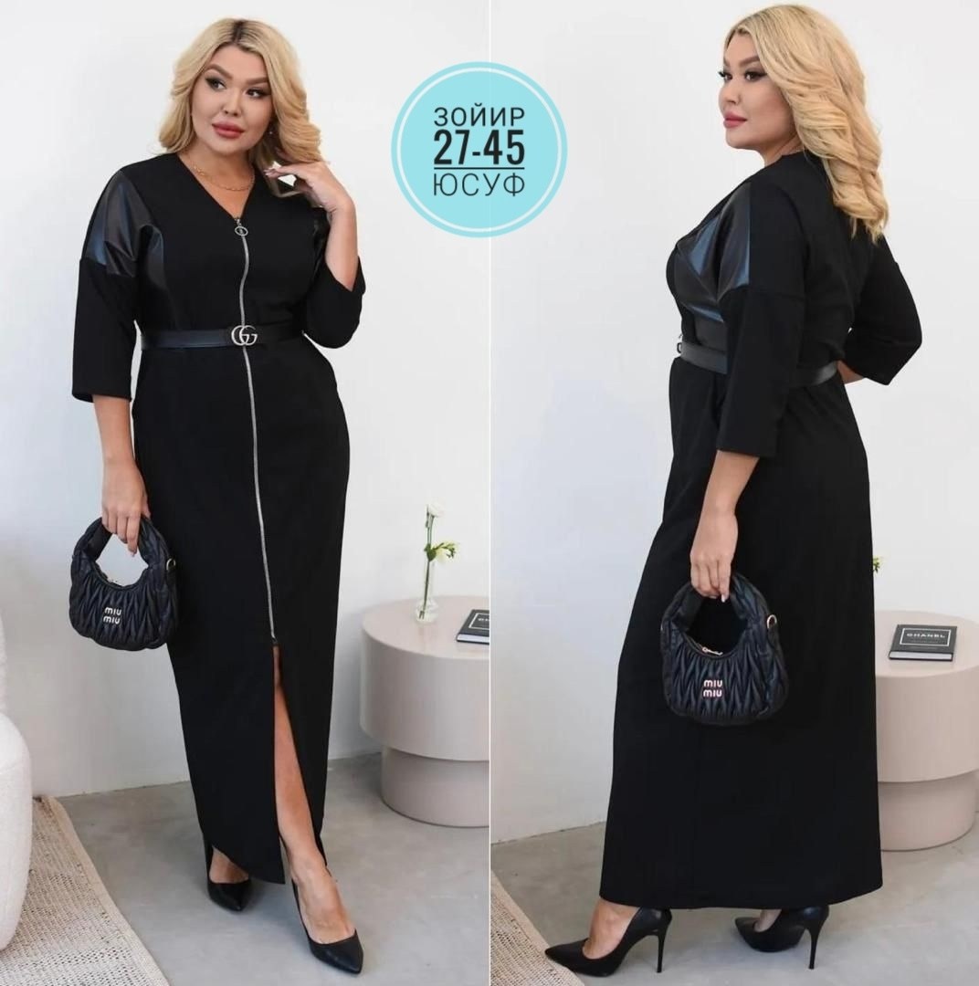 платье женская,платье креп,платье большие размеры,платье комбинированное,платье макси