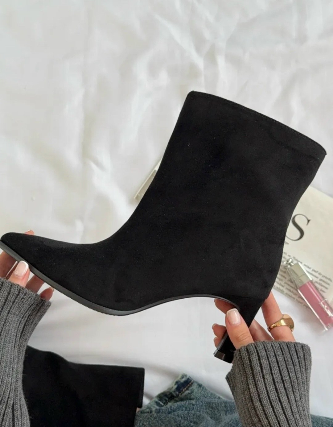 замшевые ботильоны,ботильоны,женские ботильоны,стильные ботильоны,ботильоны на шпильках