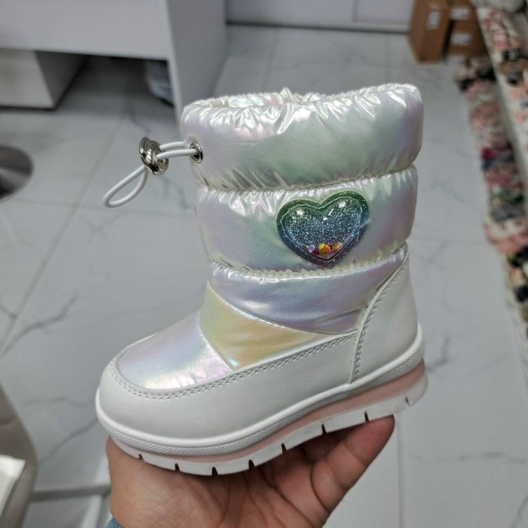 сапожки зимние для девочки,дутики сказка,дутики зимние том.м т-10306-b,дутики для девочки,сапоги детские для девочки