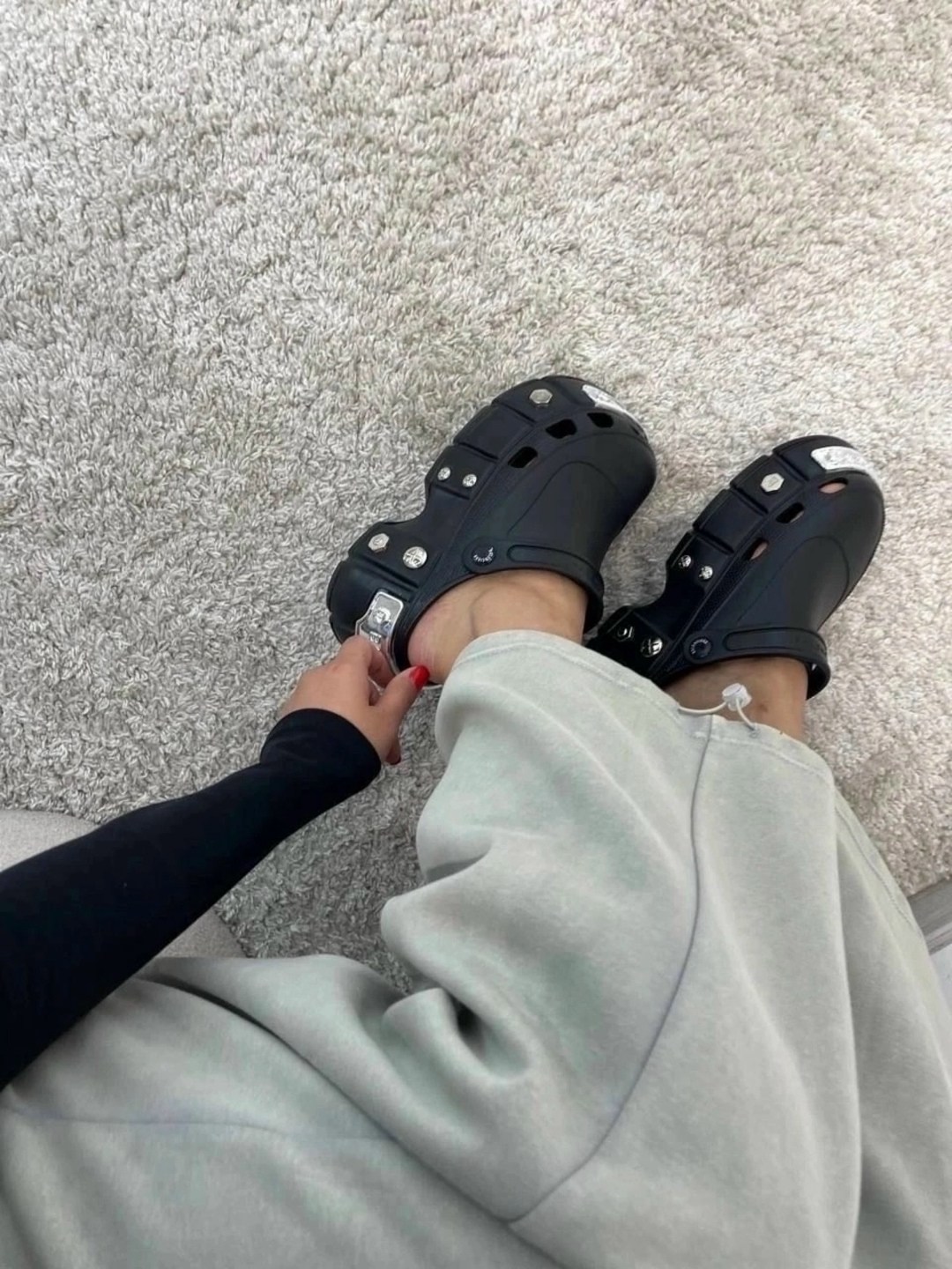 сабо баленсиага кроксы,женские кроксы,сабо balenciaga,кроксы balenciaga,сандали balenciaga x crocs hardcrocs черный