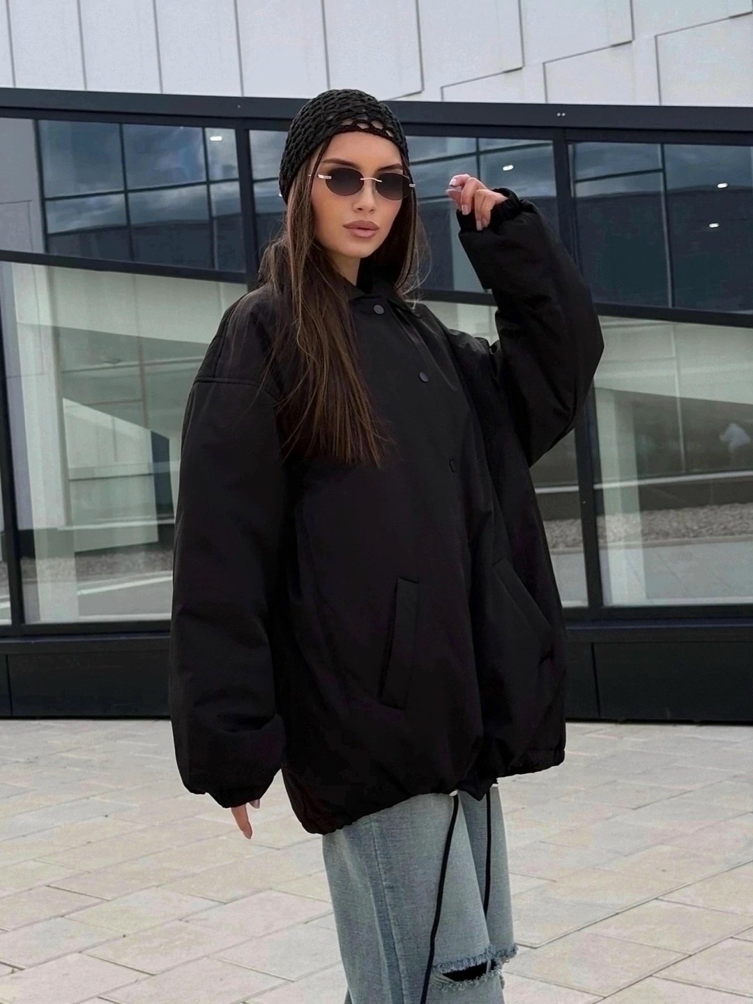 ветровка оверсайз,куртка модная,куртка оверсайз,женская демисезонная куртка,куртка оверсайз с капюшоном демисезонная akvamelono