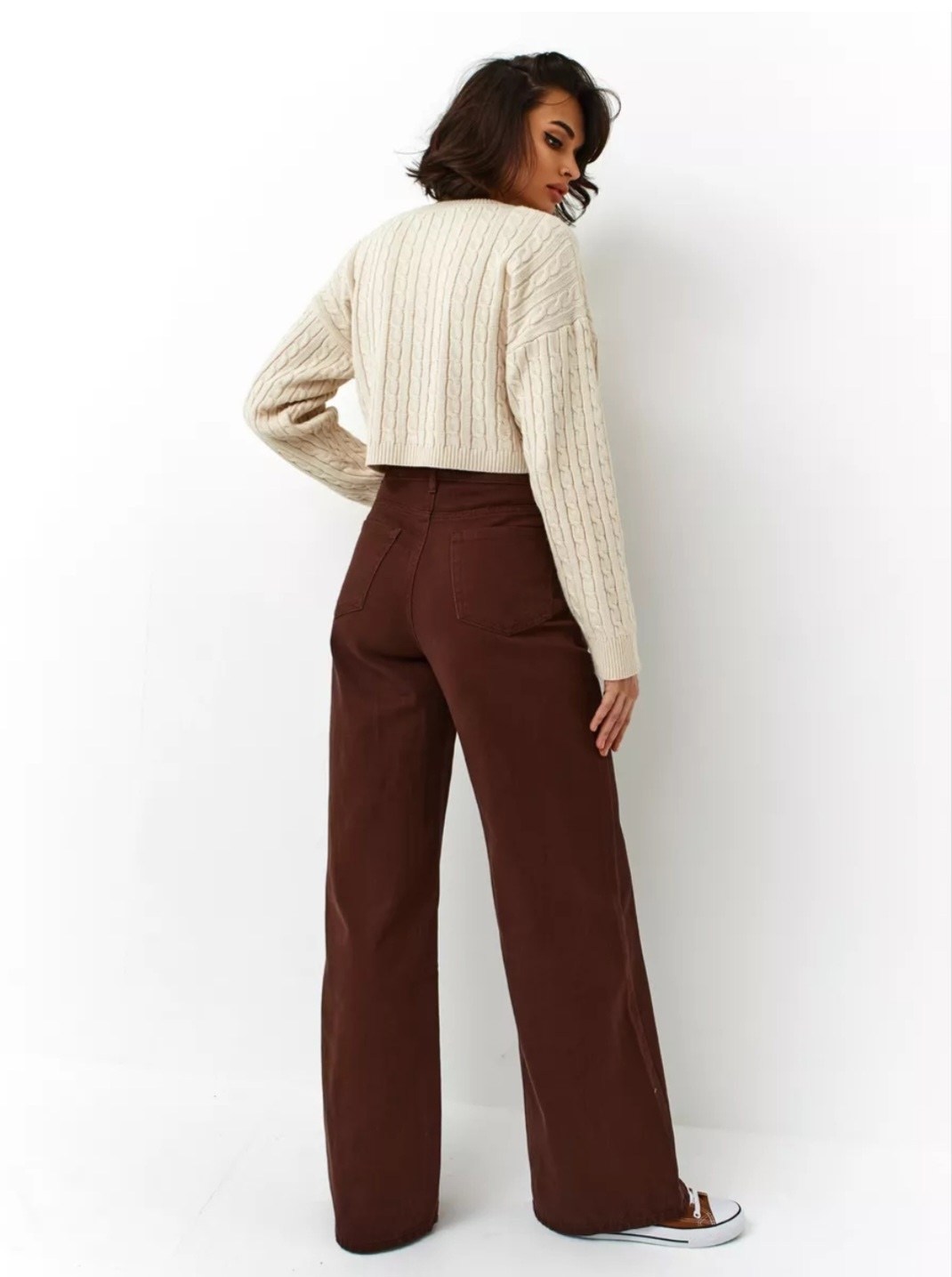 коричневые джинсы,коричневые джинсы женские,джинсы широкие коричневые,джинсы широкие,коричневые джинсы клеш