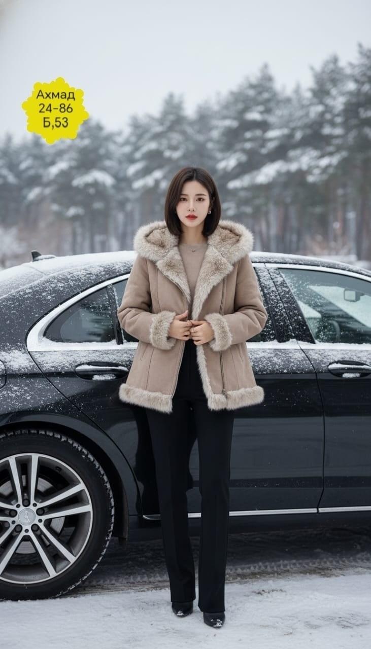 зимняя куртка дубленка с капюшоном dana zana,дубленка женская,дубленка искусственная,дубленка зимняя двухсторонняя больших размеров,дубленка