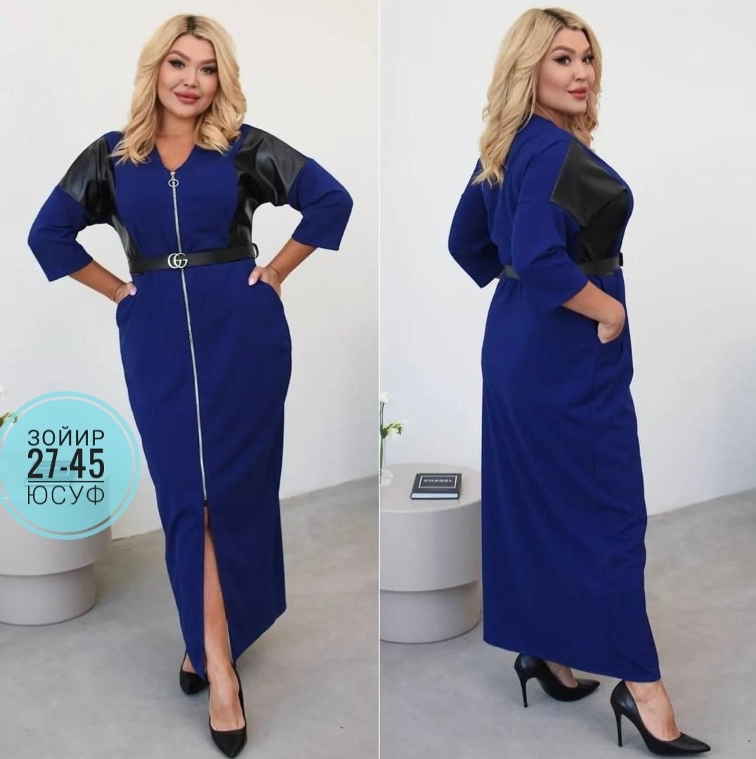 платье женская,платье креп,платье большие размеры,платье комбинированное,платье макси