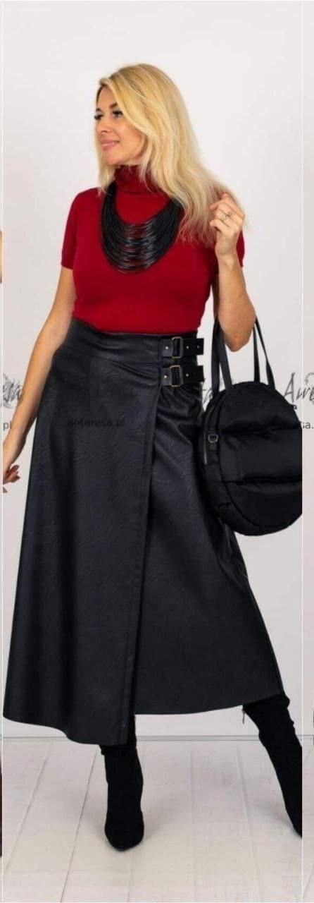 коричневая кожаная юбка,коричневая юбка,кожаная юбка,юбка миди,юбка стильная