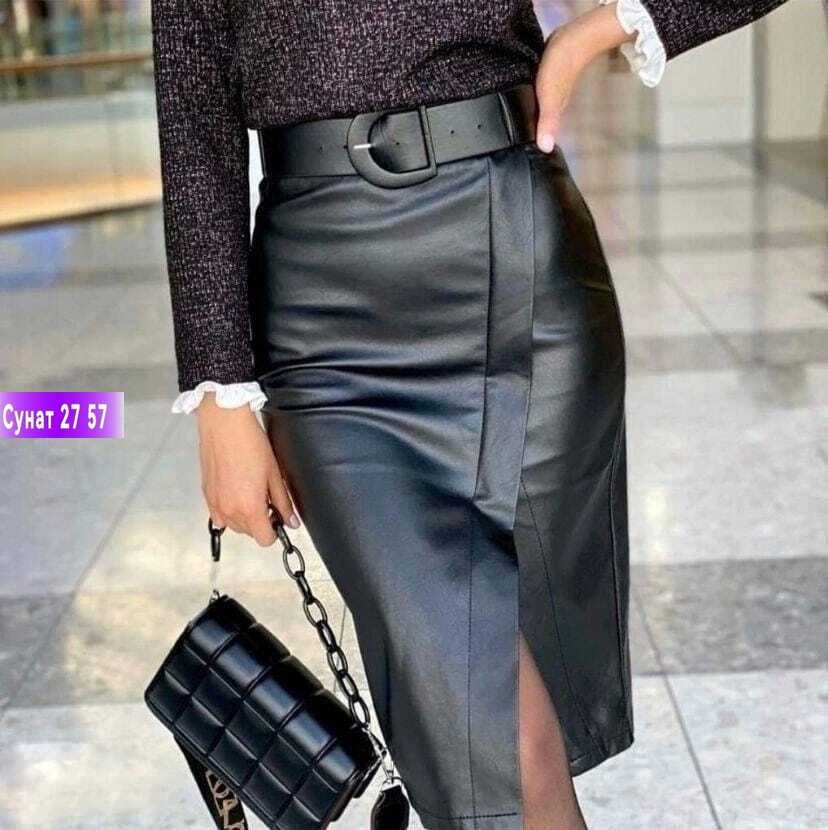 юбка эко кожа,юбка из экокожи,юбка женская кожаная,кожаная юбка,кожаный костюм с юбкой