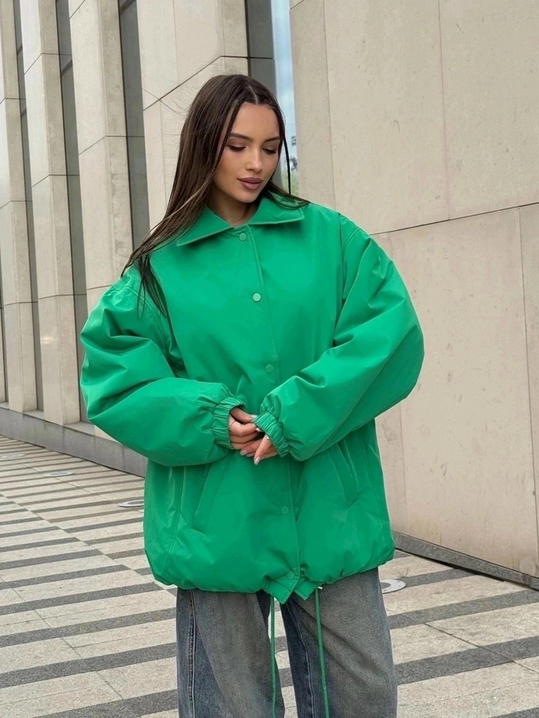 ветровка оверсайз,куртка модная,куртка оверсайз,женская демисезонная куртка,куртка оверсайз с капюшоном демисезонная akvamelono