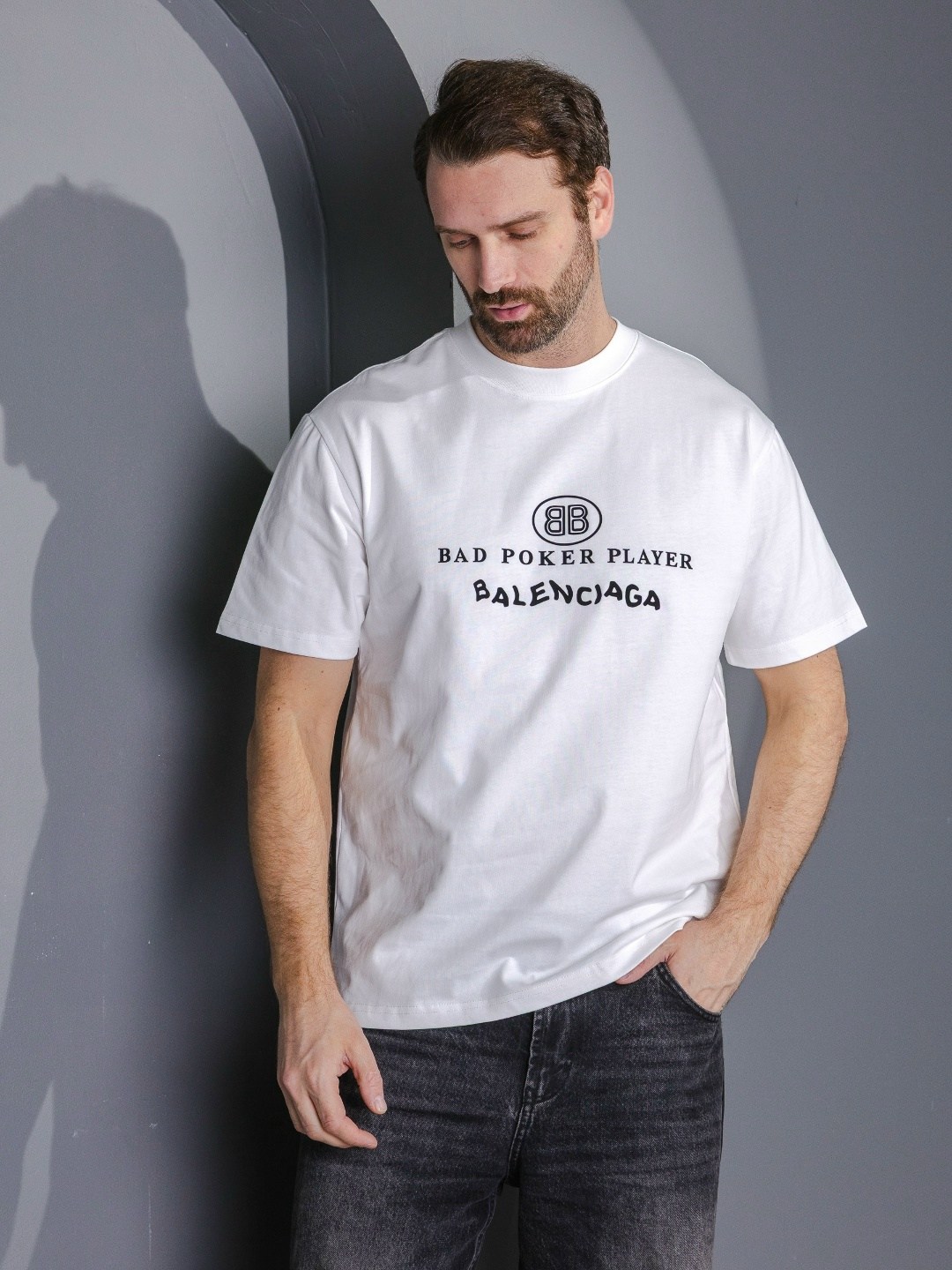 футболка баленсиага мужская белая,футболка баленсиага,белая футболка мужская,футболка balenciaga,футболка мужская