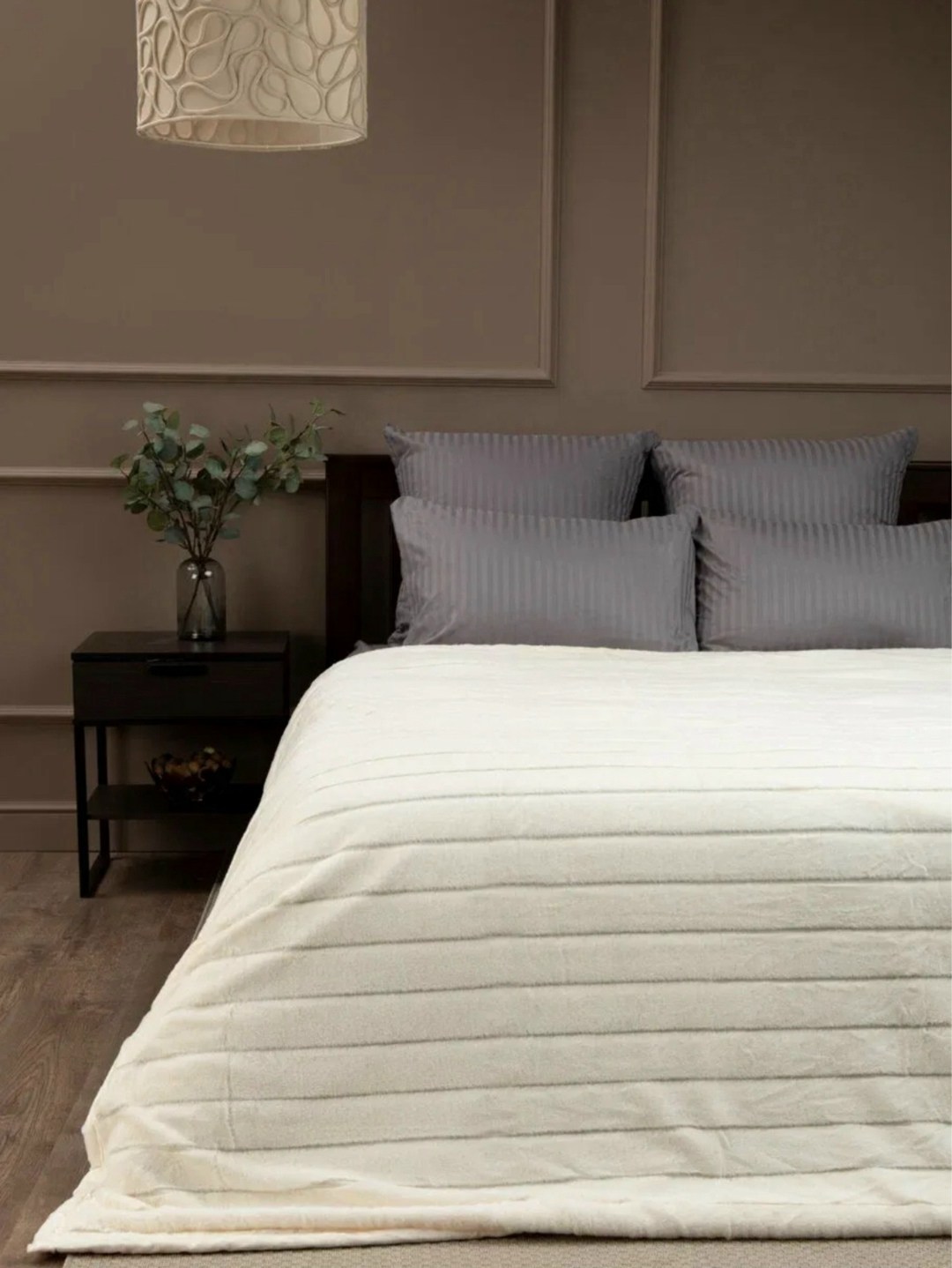 меховой плед,двухсторонний меховой плед,зеленый плед,покрывало меховое,плед меховой шиншилла 200x220см