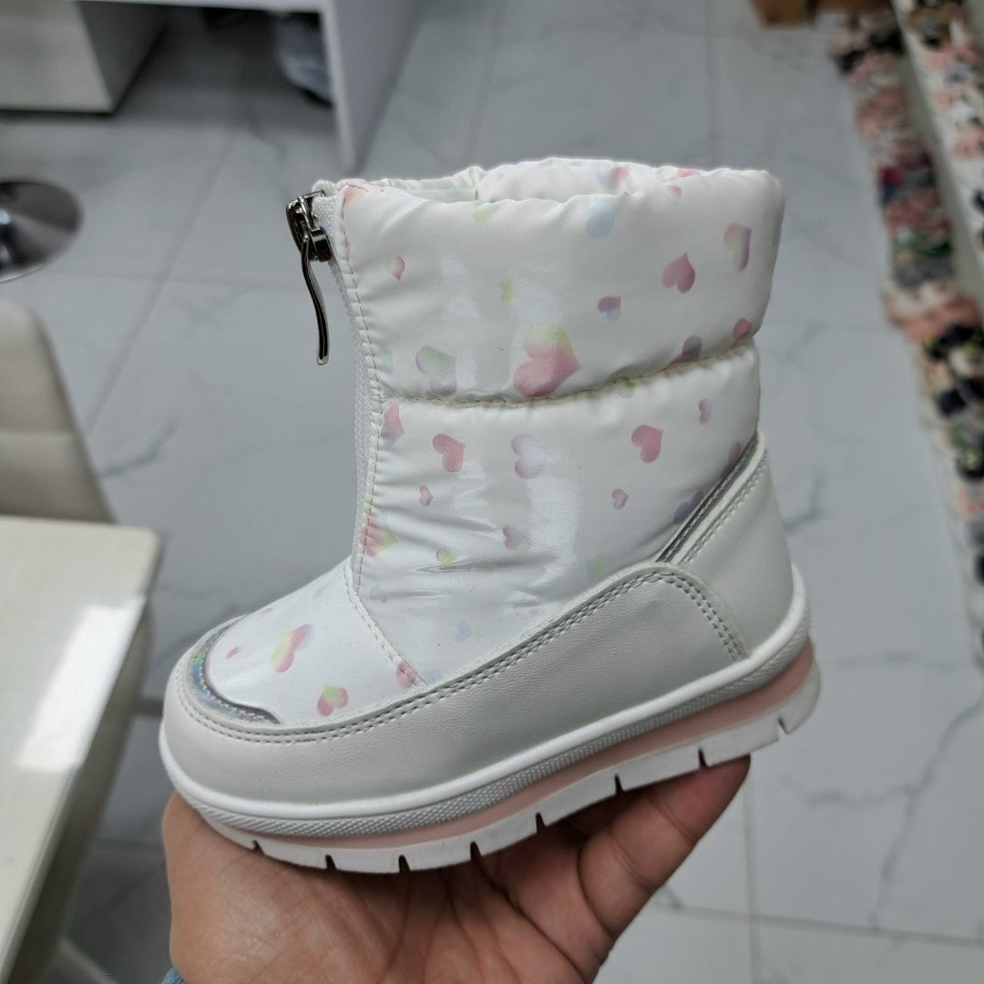 сапожки зимние для девочки,дутики сказка,дутики зимние том.м т-10306-b,дутики для девочки,сапоги детские для девочки