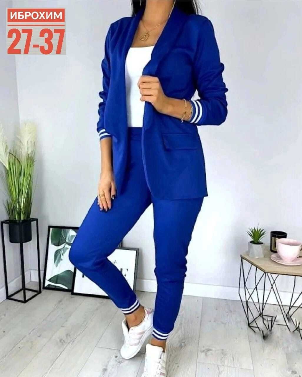 костюм женский брючный,повседневный костюм,брючный костюм,костюм брючный синий,костюм классический