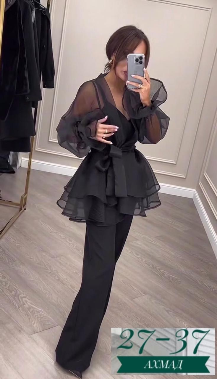 костюм женский тройка,брючный костюм женский,костюм женский,костюм брючный женский вечерний,женский костюм тройка ткань барби (накидка аргана)