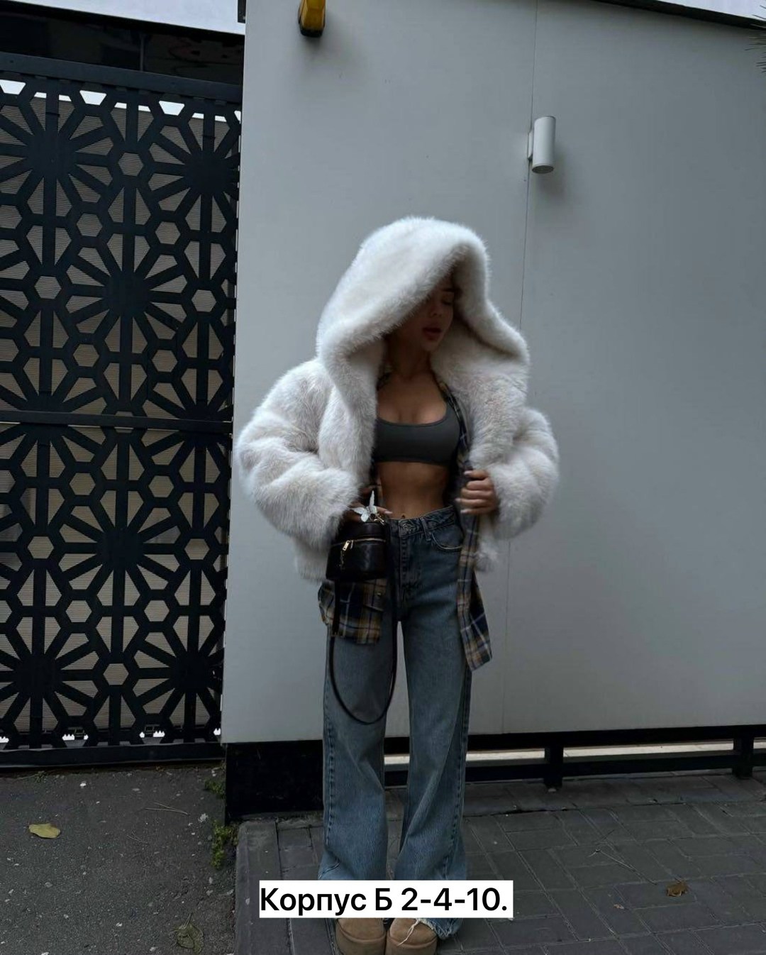 шуба женская,шубка,шуба искусственная экошуба зимняя с капюшоном (oversize) n&t store,шуба короткая,шуба