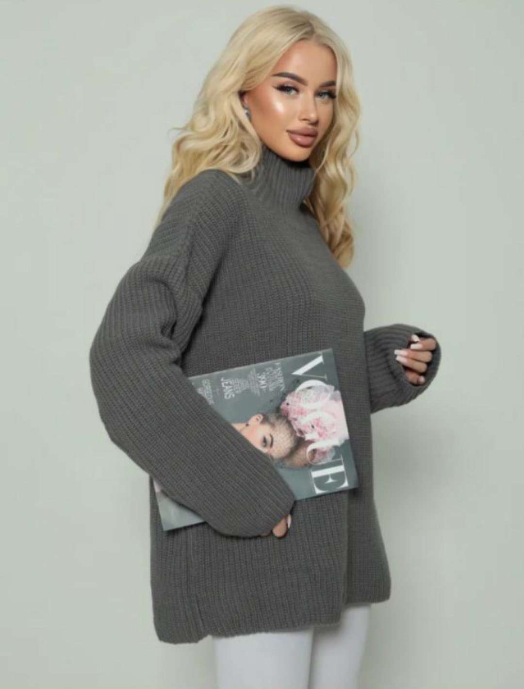 женский свитер оверсайз с высоким горлом happyfox,свитер оверсайз oversize вязаный с горлом удлиненный zhukova care 46802187,свитер оверсайз oversize вязаный с горлом удлиненный zhukova care,теплый бе