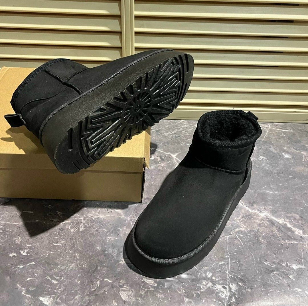 женские угги,угги зимние короткие на толстой подошве na moda,женские замшевые зимние угги,угги женские зимние,