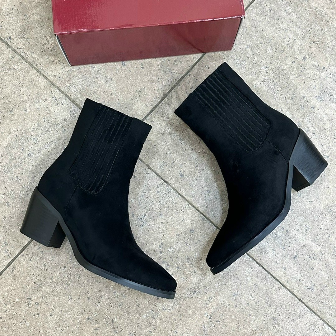 ,ботильоны казаки из натуральной замши araz 271360223,ботильоны женские,полусапоги, женская