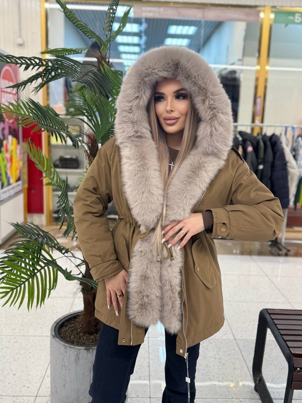 парка с натуральным мехом,парка с мехом,парка зимняя с натуральным мехом nanu furs 331158595,парка с мехом песца,парку с мехом