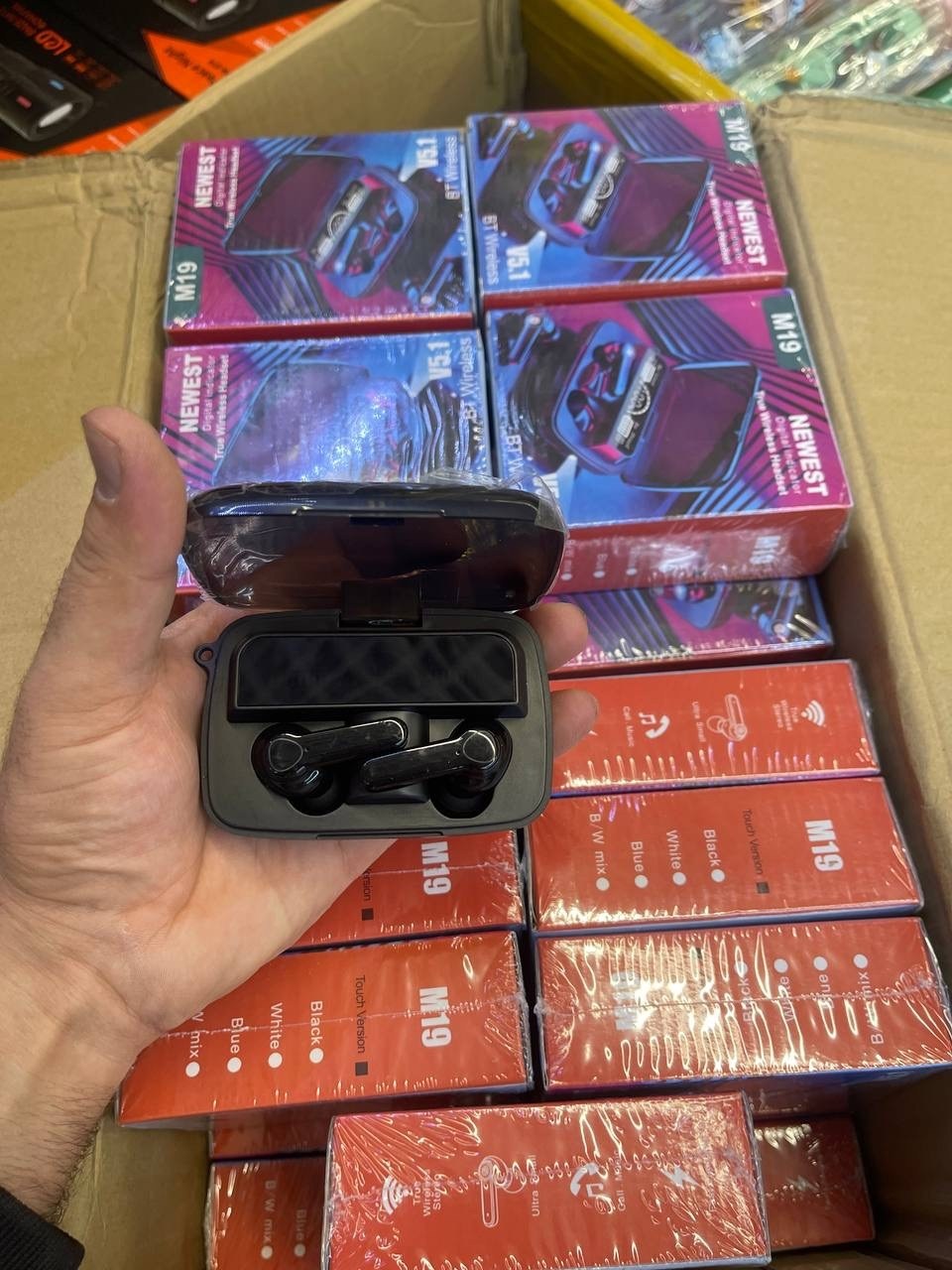 наушники m19 newest,беспроводная наушники,беспроводные tws наушники,wireless headset,наушники 🎧